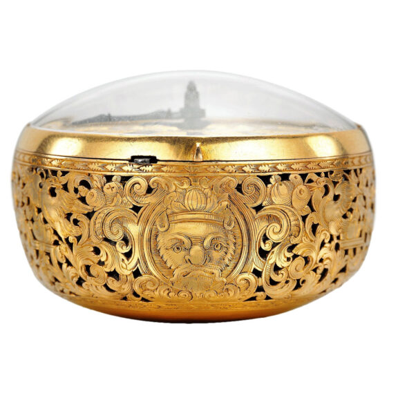 An English gold early quarter repeating verge watch Circa 1711 An English gold early quarter repeating verge watch Circa 1711