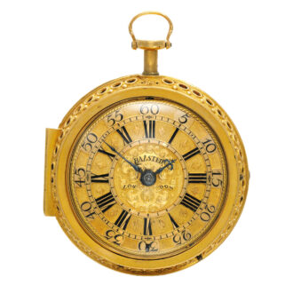 A superb English gold quarter repeating verge Circa 1712