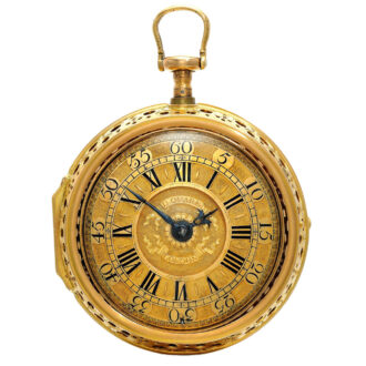 A very fine English quarter repeating verge watch Circa 1715