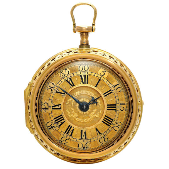A very fine English quarter repeating verge watch Circa 1715