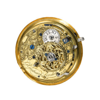 An early English gold verge watch by George Graham Circa 1738 An early English gold verge watch by George Graham Circa 1738