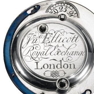 An English large quarter repeating alarm verge watch Circa 1735