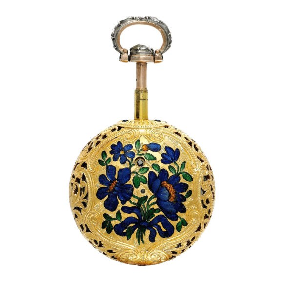 English gold verge made for the Chinese market Circa 1760 English gold verge made for the Chinese market Circa 1760