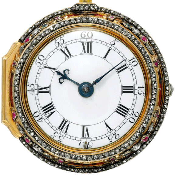 English gold verge made for the Chinese market Circa 1760 English gold verge made for the Chinese market Circa 1760