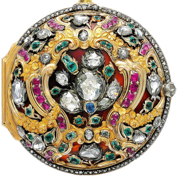 English gold verge made for the Chinese market Circa 1760 English gold verge made for the Chinese market Circa 1760