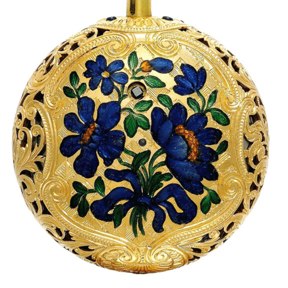 English gold verge made for the Chinese market Circa 1760 English gold verge made for the Chinese market Circa 1760