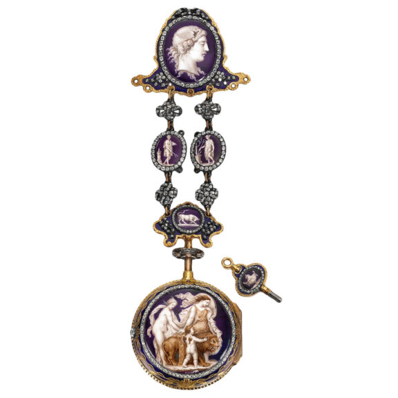 An English extraordinarily repeating cylinder watch Circa 1775