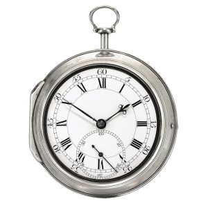 An English fine silver pair cased verge pocket watch Circa 1778