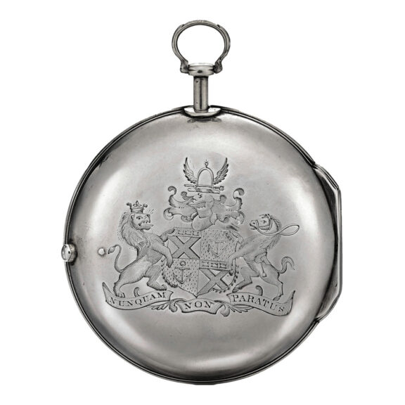 An English fine silver pair cased verge pocket watch Circa 1778 An English fine silver pair cased verge pocket watch Circa 1778