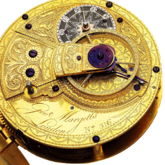 English timepiece with Arnold type escapement Circa 1782