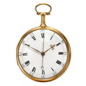An English rare gold centre seconds duplex watch Circa 1790