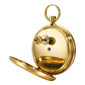 An English innovative gold lever pocket watch Circa 1870 An English innovative gold lever pocket watch Circa 1870