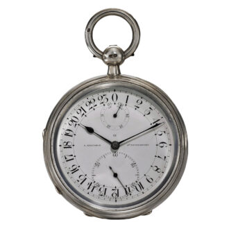 An English watch 24 hour dail and power reserve Circa 1891