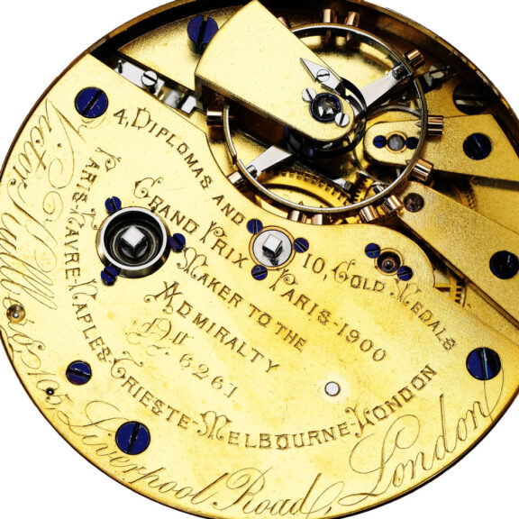 An English chronometer watch with power reserve Circa 1899 An English chronometer watch with power reserve Circa 1899
