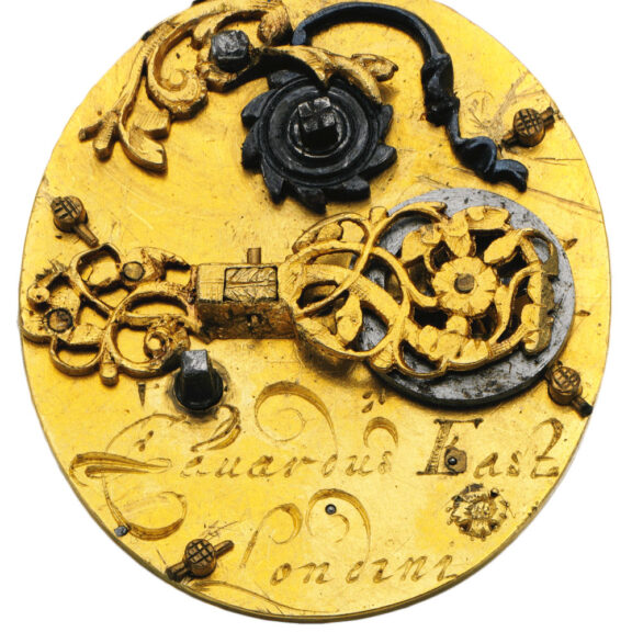 A very fine small gilt-metal and rock crystal verge Circa 1640 A very fine small gilt-metal and rock crystal verge Circa 1640