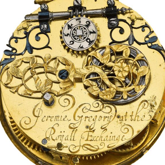 An English fine and rare verge watch with date Circa 1665 An English fine and rare verge watch with date Circa 1665