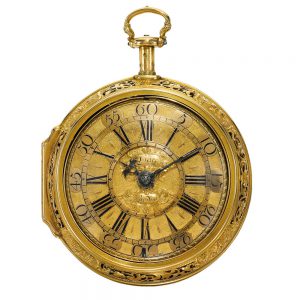 English gold quarter repeating verge by Daniel Quare Circa 1725