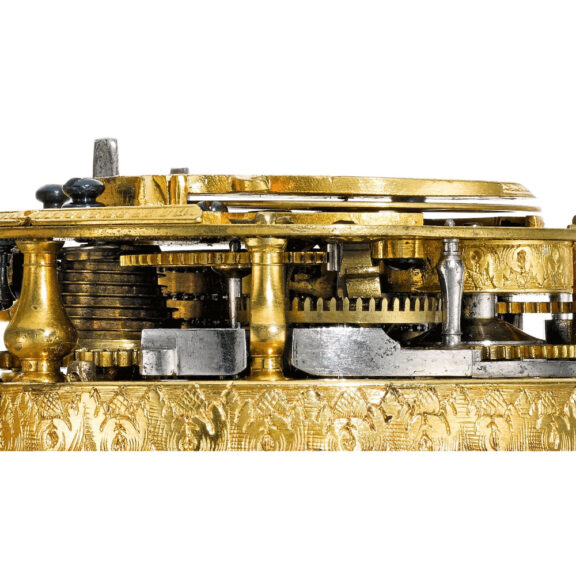 English gold quarter repeating verge by Daniel Quare Circa 1725 English gold quarter repeating verge by Daniel Quare Circa 1725