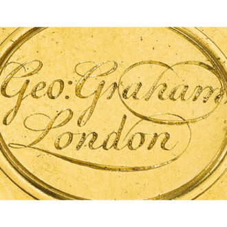 An English gold cylinder watch by George Graham circa 1727
