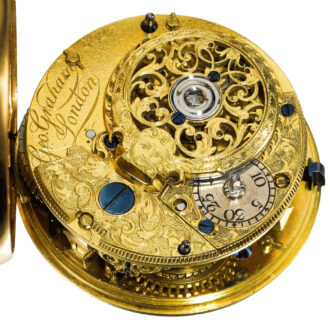An English gold cylinder watch by George Graham circa 1727