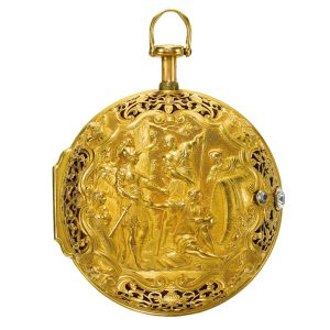 An English important gold quarter repeating verge Circa 1724