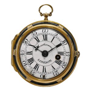 An English gold and bloodstone verge watch Circa 1750