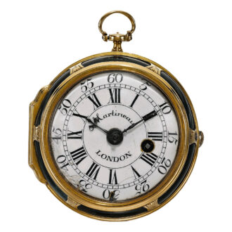 An English gold and bloodstone verge watch Circa 1750
