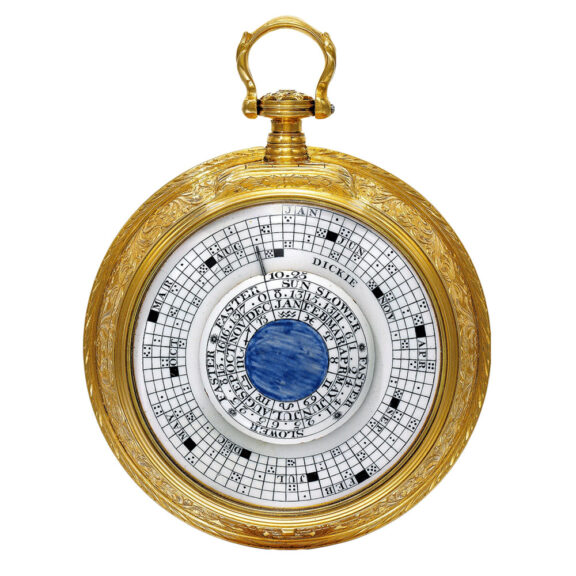 An English cylinder watch with annular calendar Circa 1760 An English cylinder watch with annular calendar Circa 1760