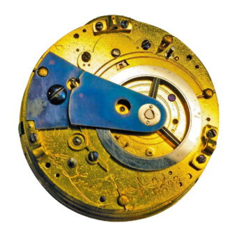 An English cylinder watch with annular calendar Circa 1760