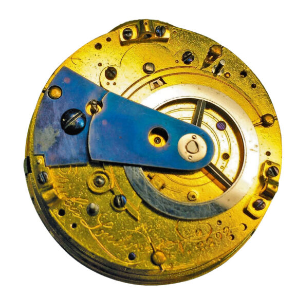An English cylinder watch with annular calendar Circa 1760 An English cylinder watch with annular calendar Circa 1760
