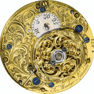 Important English minute repeating cylinder watch Circa 1766