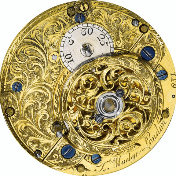 Important English minute repeating cylinder watch Circa 1766 Important English minute repeating cylinder watch Circa 1766