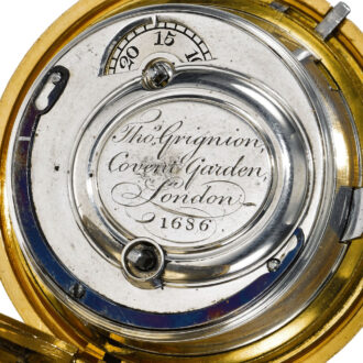English quarter repeating verge with chatelaine Circa 1770