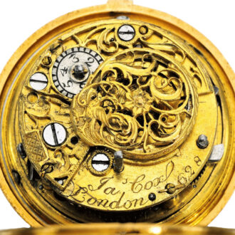 English matching pair of quarter repeating watches Circa 1770