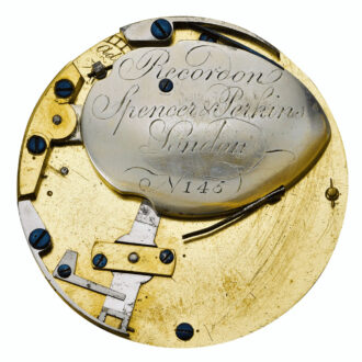 English early pedometer wound watch in later case Circa 1780