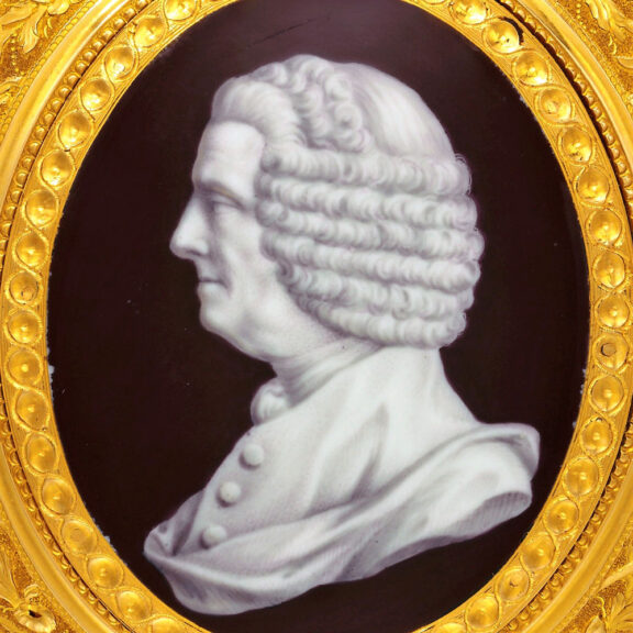 An English gold watch with portrait of John Harrison Circa 1772 An English gold watch with portrait of John Harrison Circa 1772