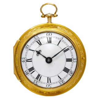 An English gold watch with portrait of John Harrison Circa 1772 An English gold watch with portrait of John Harrison Circa 1772