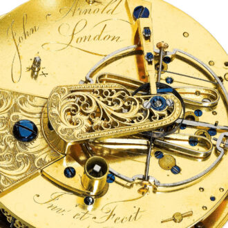 English pocket chronometer made by John Arnold Circa 1781