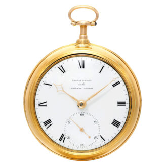 An English gold chronometer with Wright's patent Circa 1784