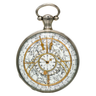 An English astronomical watch with annual calendar Circa 1783