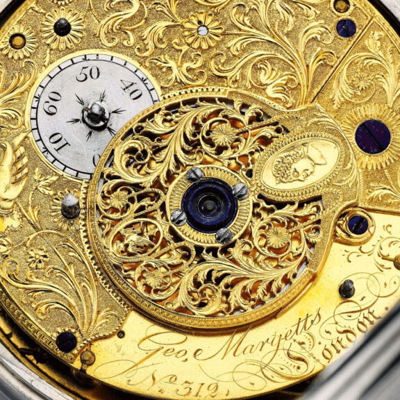 An English astronomical watch with annual calendar Circa 1783 An English astronomical watch with annual calendar Circa 1783