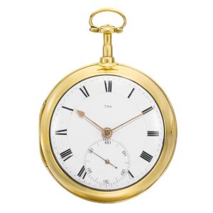 A very fine English gold cased chronometer watch Circa 1790