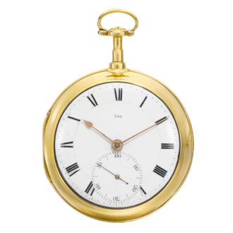 A very fine English gold cased chronometer watch Circa 1790