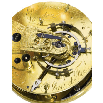 A very fine English gold cased chronometer watch Circa 1790