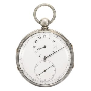 A very rare English lever watch in later silver case Circa 1798
