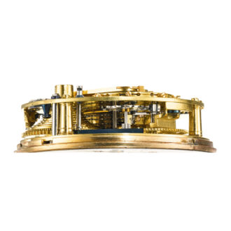 A very rare English lever watch in later silver case Circa 1798