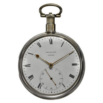 A very fine English silver pocket watch chronometer Circa 1807
