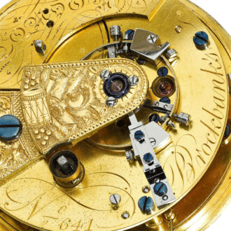 A very fine English silver pocket watch chronometer Circa 1807