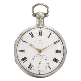 An English pocket chronometer in wooden deck box Circa 1811