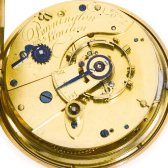 English gold dumb quarter repeating duplex watch Circa 1812